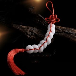 Eight White Jade Rings